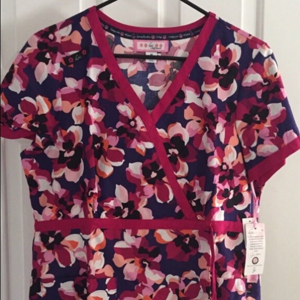 Koi Scrub Top